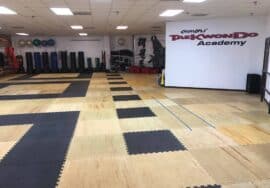 Emmons Taekwondo - A Karate School with a gym floor.